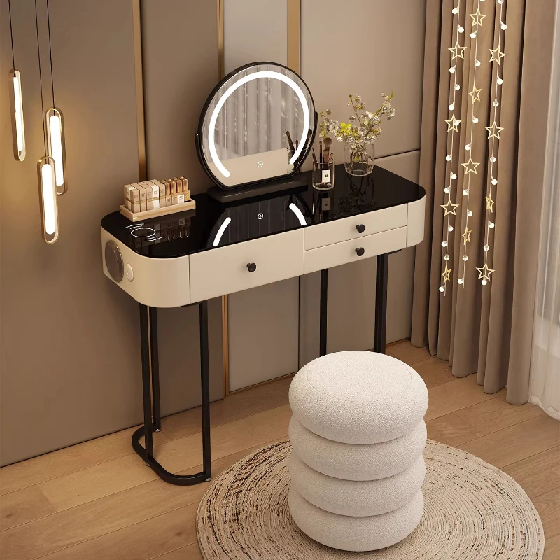 

Dressing table Makeup vanity desk light mirror with stool tables Drawers storage living room Cabinet wooden bedroom furniture
