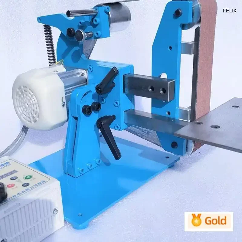 750W Electric Belt Sander Vertical and Horizontal Dual Use Belt Polishing Grinding Machine Belt Grinder Machine 110V/220V