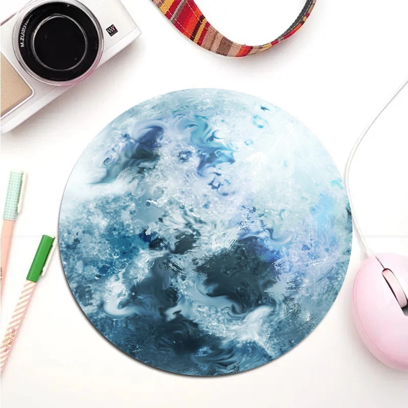 Round Planet Mouse Pad Computer Gaming Accessories Mousepads Office Laptop Keyboard Pads 200x200x2mm New Style Small Table Mat