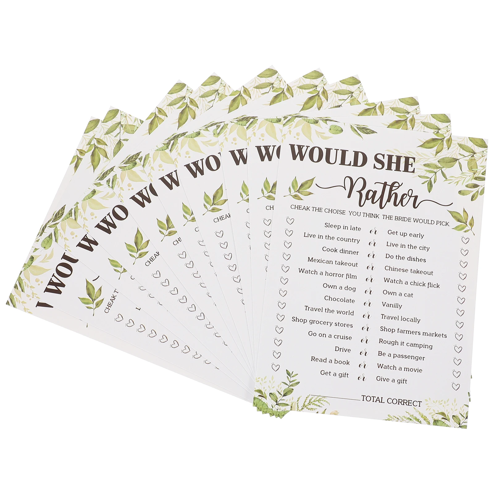 10 Pcs Wedding Game Card Bachelorette Cards Bridal Shower Games Bride Supplies Woman Party Decorations