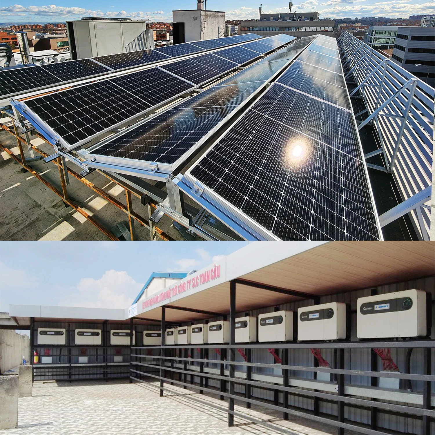 300Kw Efficiency Solar Panels on Grid Solar System With Inverter