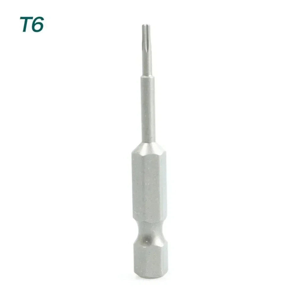 50mm Torx Screwdriver Bits With Hole Alloy Steel 50mm Long Torx Screwdriver Bit 1/4\