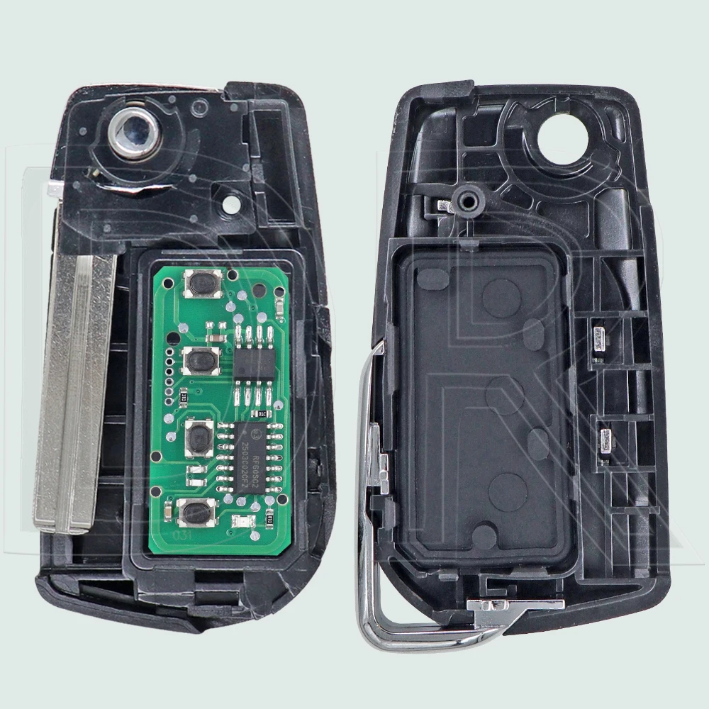 DR H/8A رقاقة HYQ12BFB 315 ميجا هرتز HYQ12BGF ER45778 433 ميجا هرتز الوجه سيارة مفتاح بعيد لتويوتا كامري الهجين سليل كورولا SE IM Kluga RAV4 #3