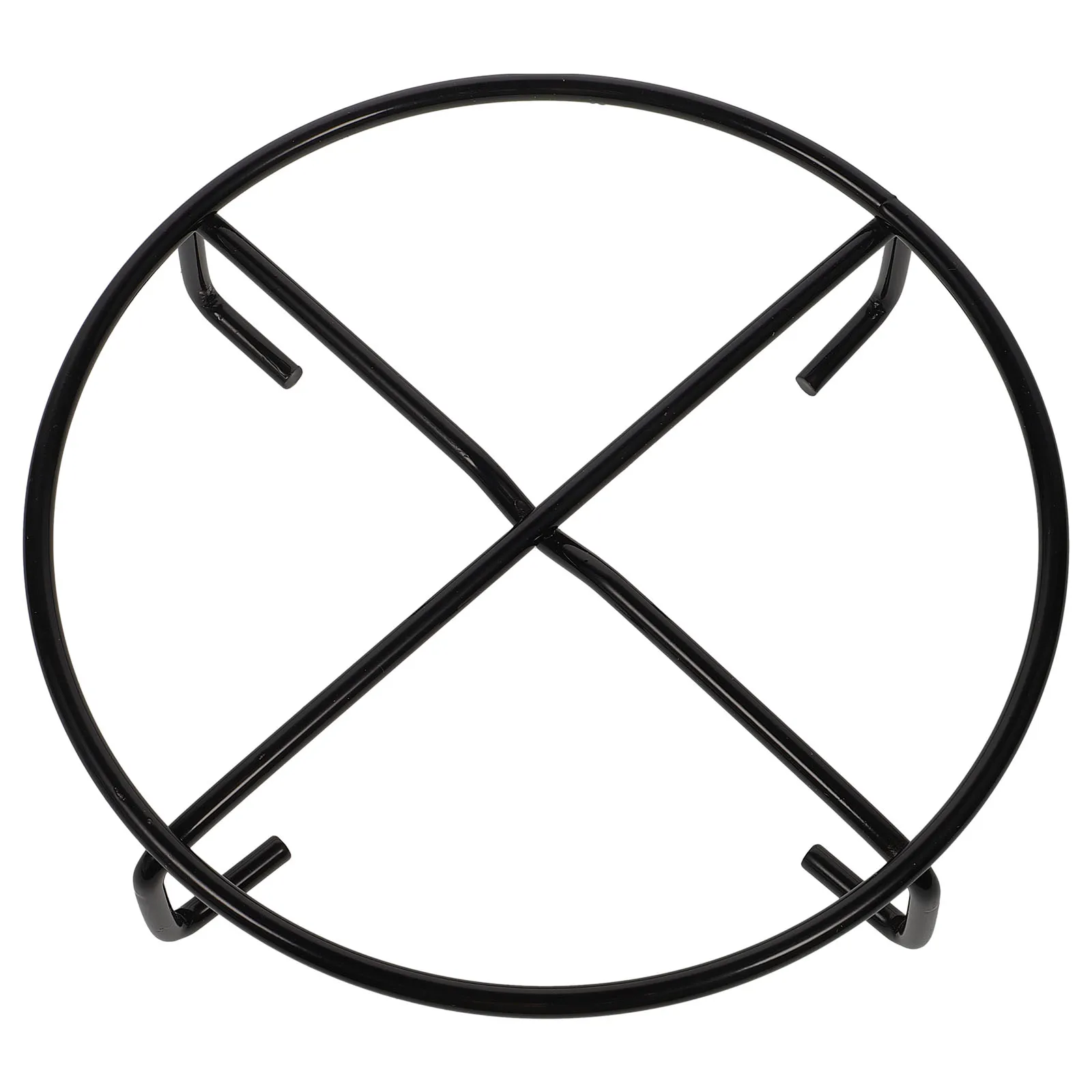 

Iron Pot Rack Safe Premium Material Multifunctional Support Shelf Portable Cooking Camping Outdoor