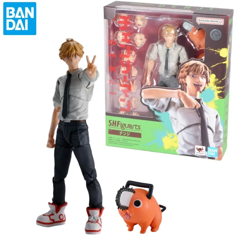 

Bandai Original S.H.Figuarts SHF Denji Chainsaw Man Anime Action Figure Model PVC Toys Collectible Doll Holiday Gifts In Stock