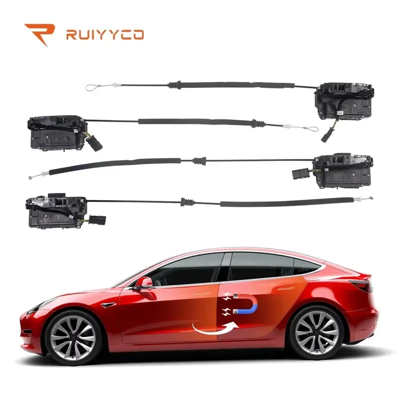 Hot Sale RUIYYCO New Automatic Door Closer Premium Soft-Close Power Latch Actuator Kit Model 3 Highland 2024+ Model Y