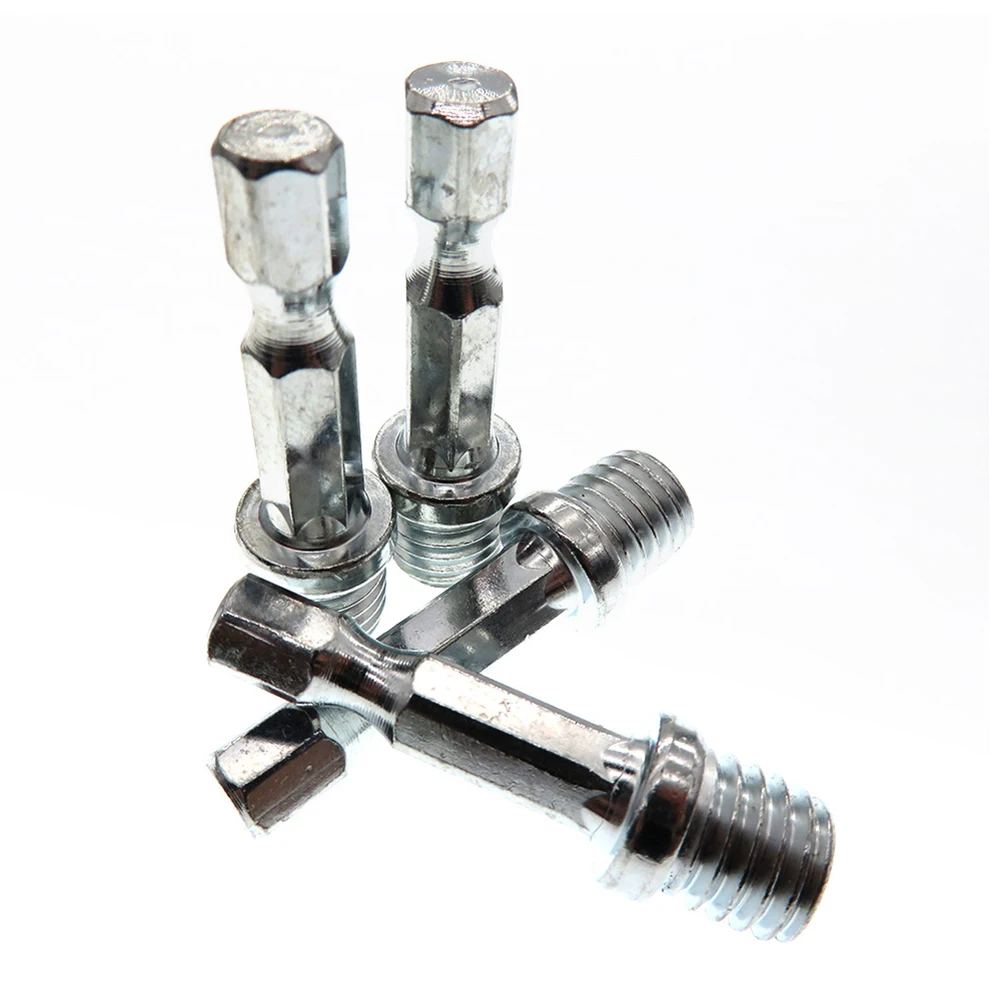 M10 M14 1/4 6 مللي متر مسدس ربط قضيب محول الحفر اليد إلى الملمع الحفر تشاك اتصال RodPower أداة أجزاء