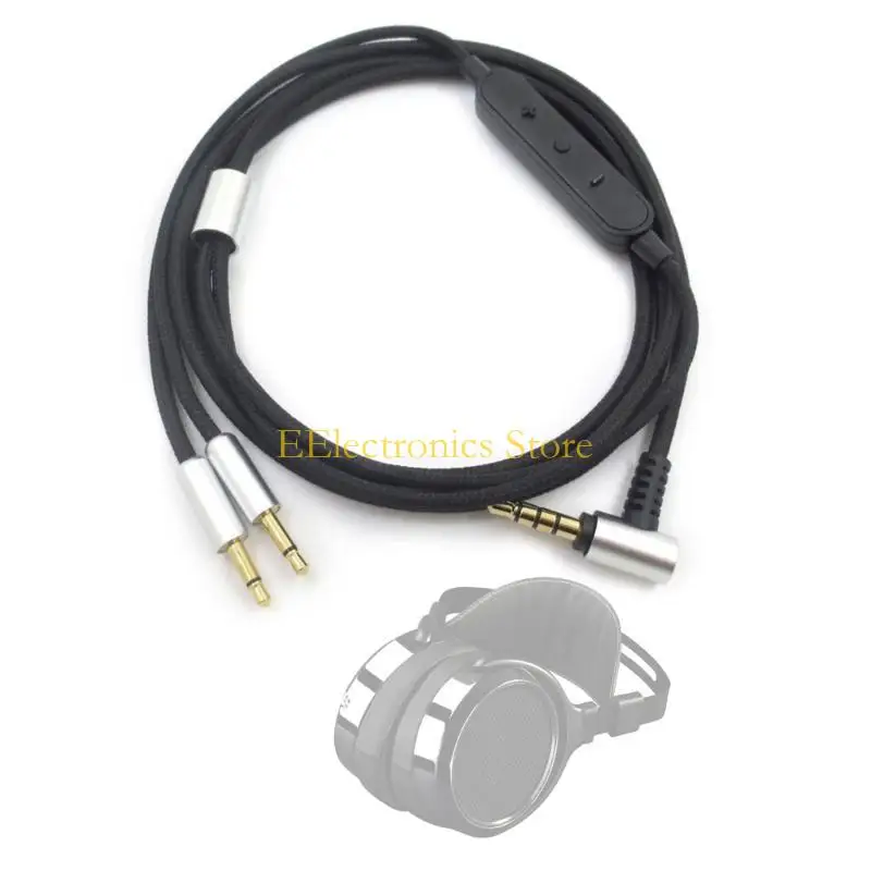 B03C Extension Cord 3.5MM to 2.5MM for HD202 HD212 HE400i Copper Wire