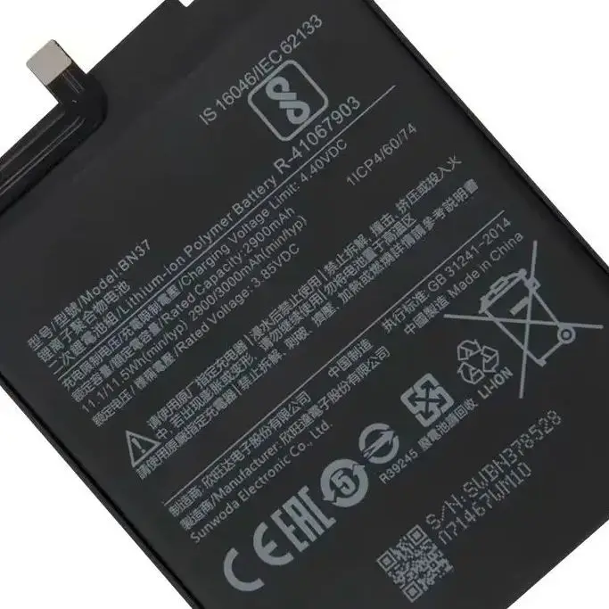 

Аккумулятор высшего качества для Xiaomi Redmi 6 Redmi6 BN37, длительный срок службы батареи