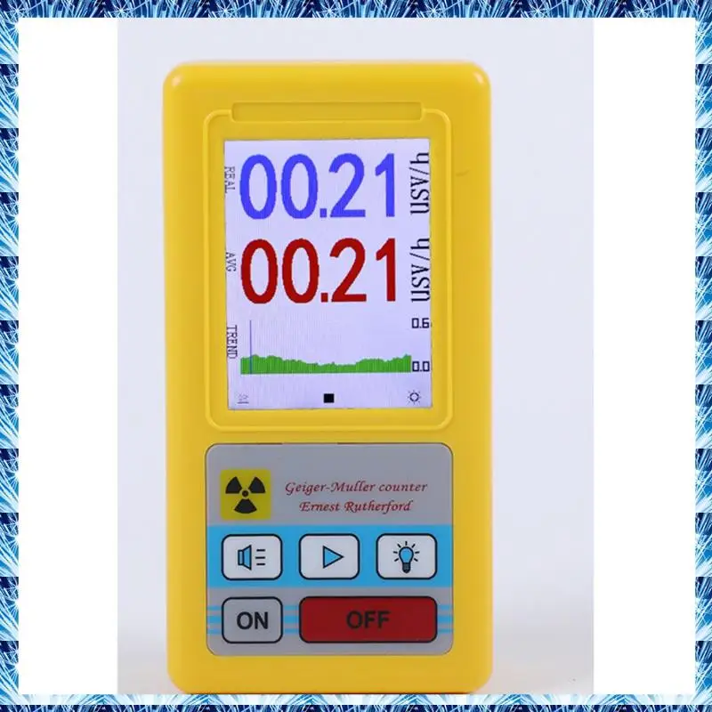 FUFU LCD Radioactive Tester, Personal Dosimeter For Nuclear Radiation Detection, X-Ray Beta Gamma Detector For Marble Tools