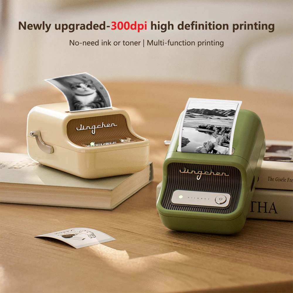 Niimbot B21 Pro 300dpi High Definition Portable Mini Thermal Printer Bluetooth Self-adhesive Label Photo Printer Sticker Maker