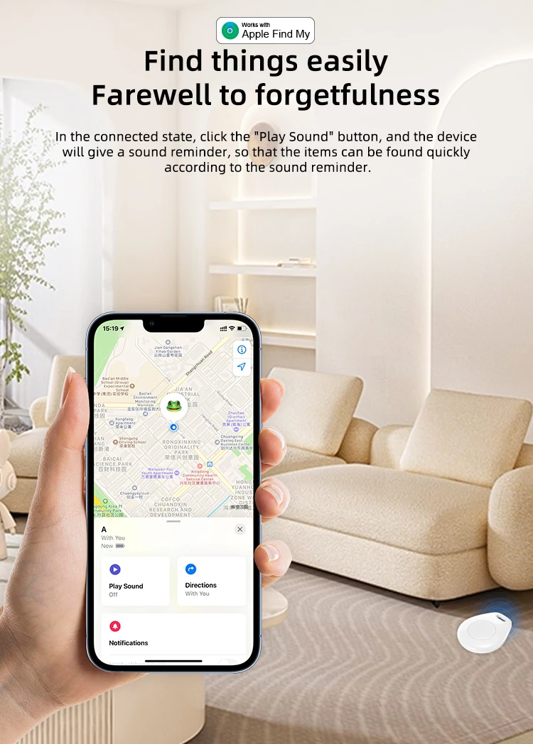 Timethinker-مكتشف مفاتيح بلوتوث ، ونظام تحديد المواقع ، والعمل مع أبل تجد ، شبكتي العالمية ، تعقب AirTag الذكية لنظام IOS ، محدد موقع حقيبة البند