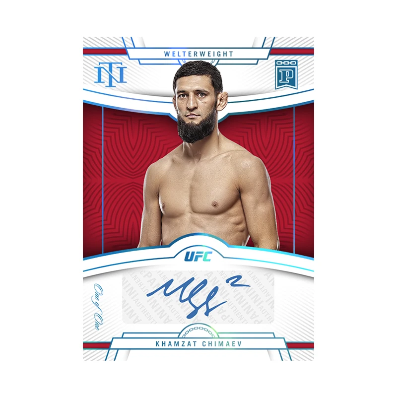 Panini UFC National Treasures Series Diy Homemade Khabib Nurmagomedov Khamzat Chimaev Bo Nickal Collection Card Toys Gift - view 3