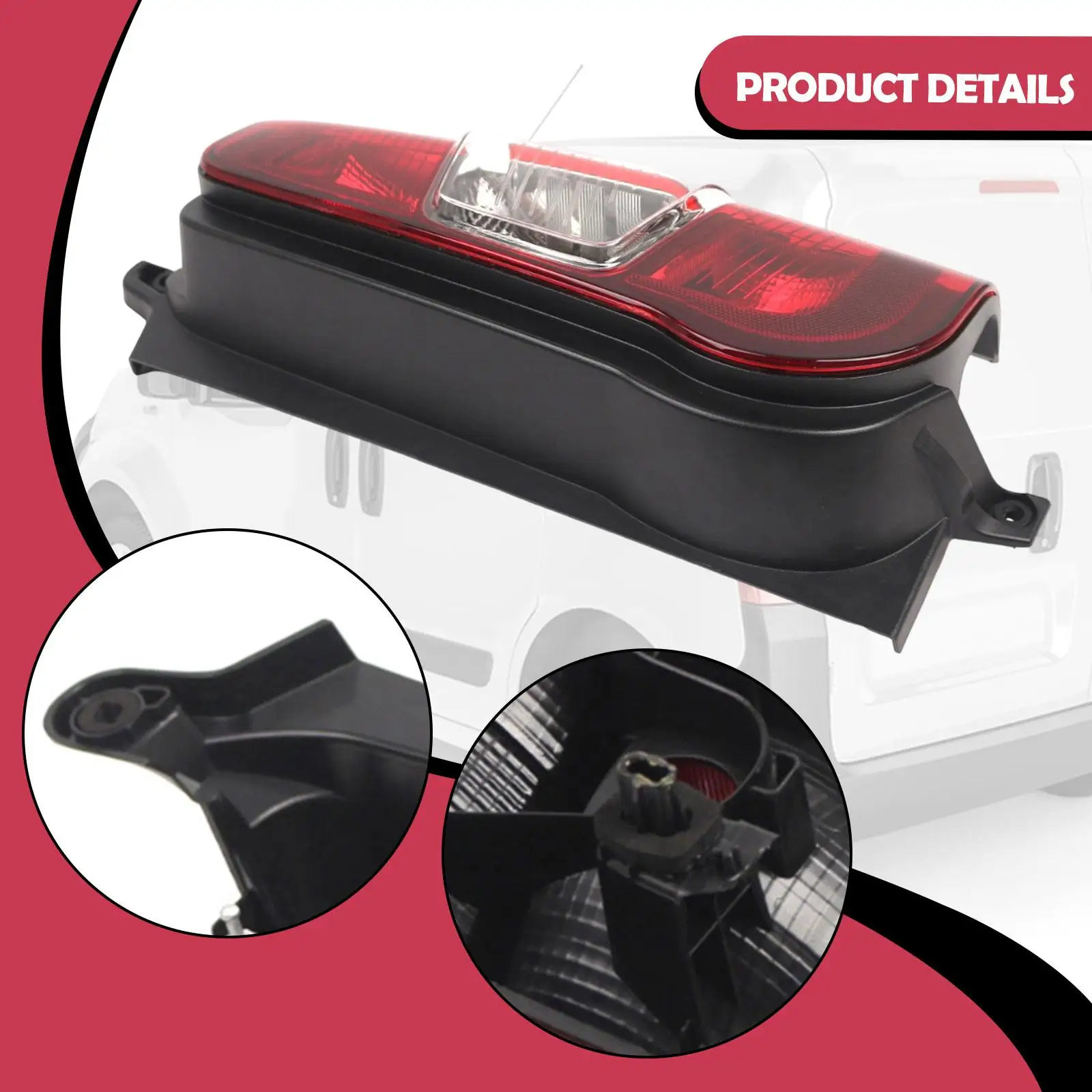 Asamblea de luz trasera 9820554880 piezas de reparación de accesorios instalan fácilmente