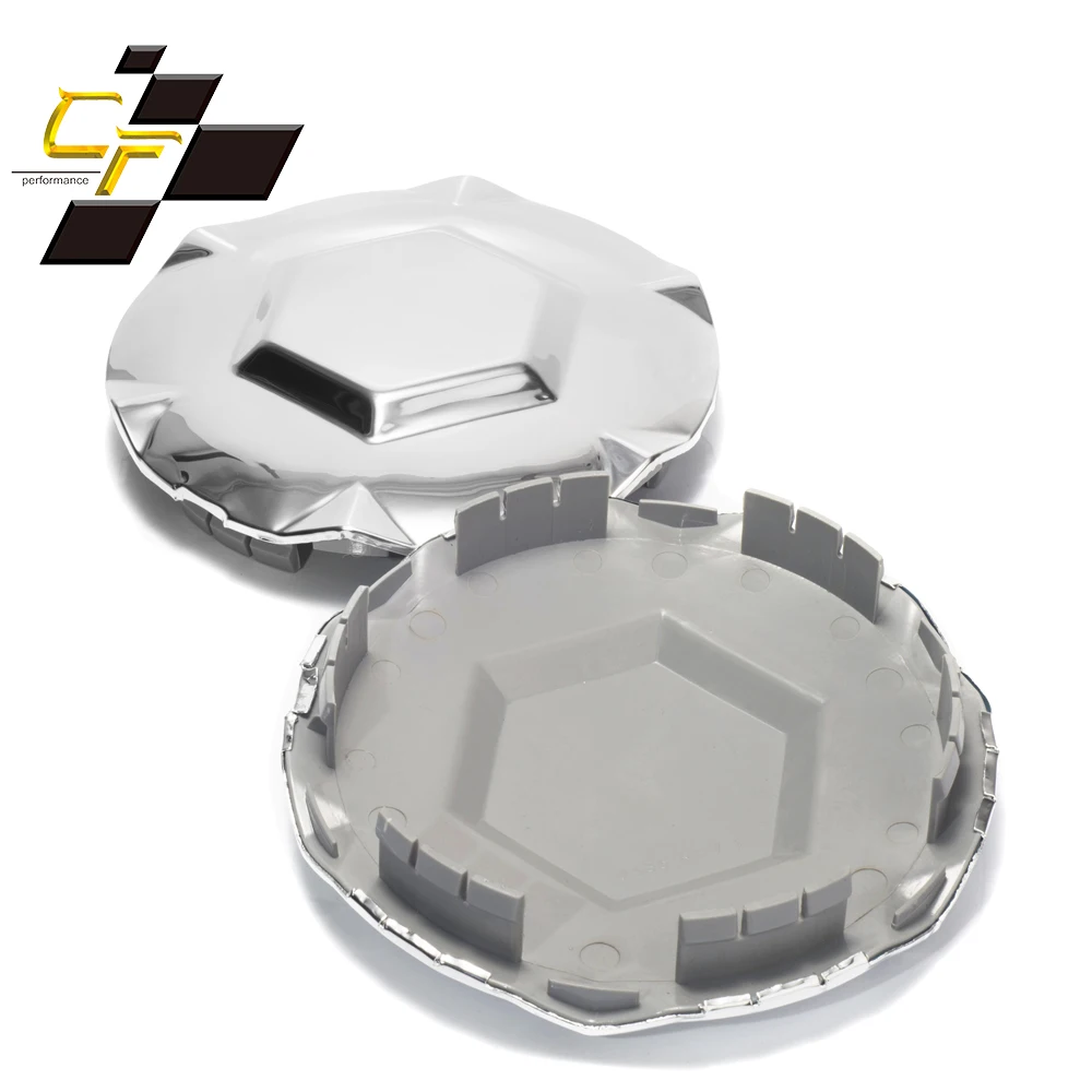 1pc 189mm 166mm Wheel Center Caps For Refits Rim No Logo Hub Cover 6Clip Car Accessroies Chrome ABS Plastic