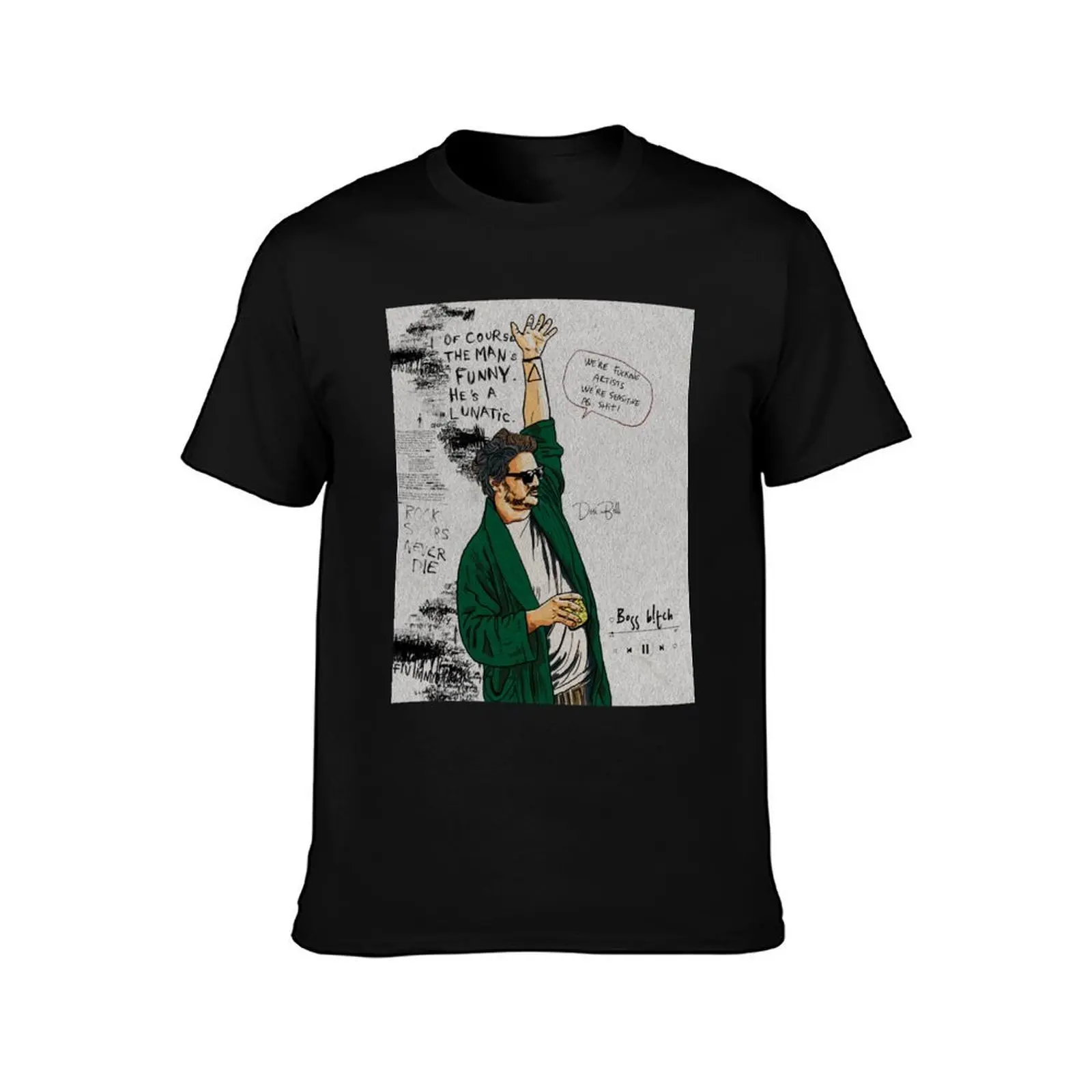 Sensitive as SH T-Shirt Big Size Crew Neck T-Shirt