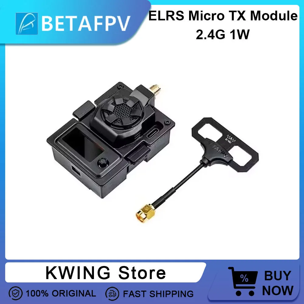 

BETAFPV ELRS Micro V2 1W TX Module Micro TX Module ELRS 2.4G 1W Version For Long Range FPV Drone RC Quadcopter