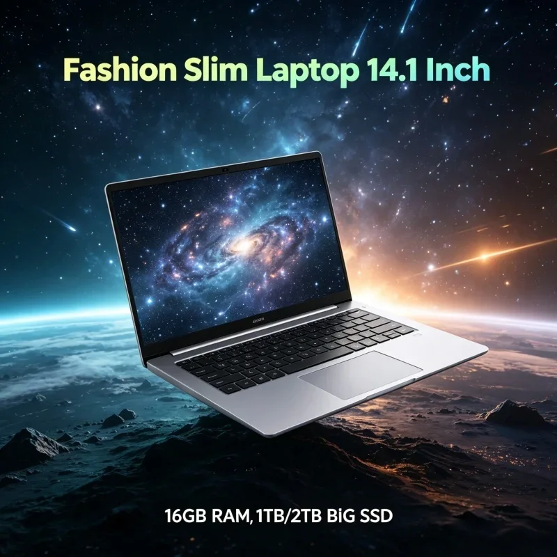 

14.1 Inch Notebook Computer Intel I7-8650U Processor 16GB RAM 1TB 2TB SSD Windows 11 Home Business Gaming Laptop For Student