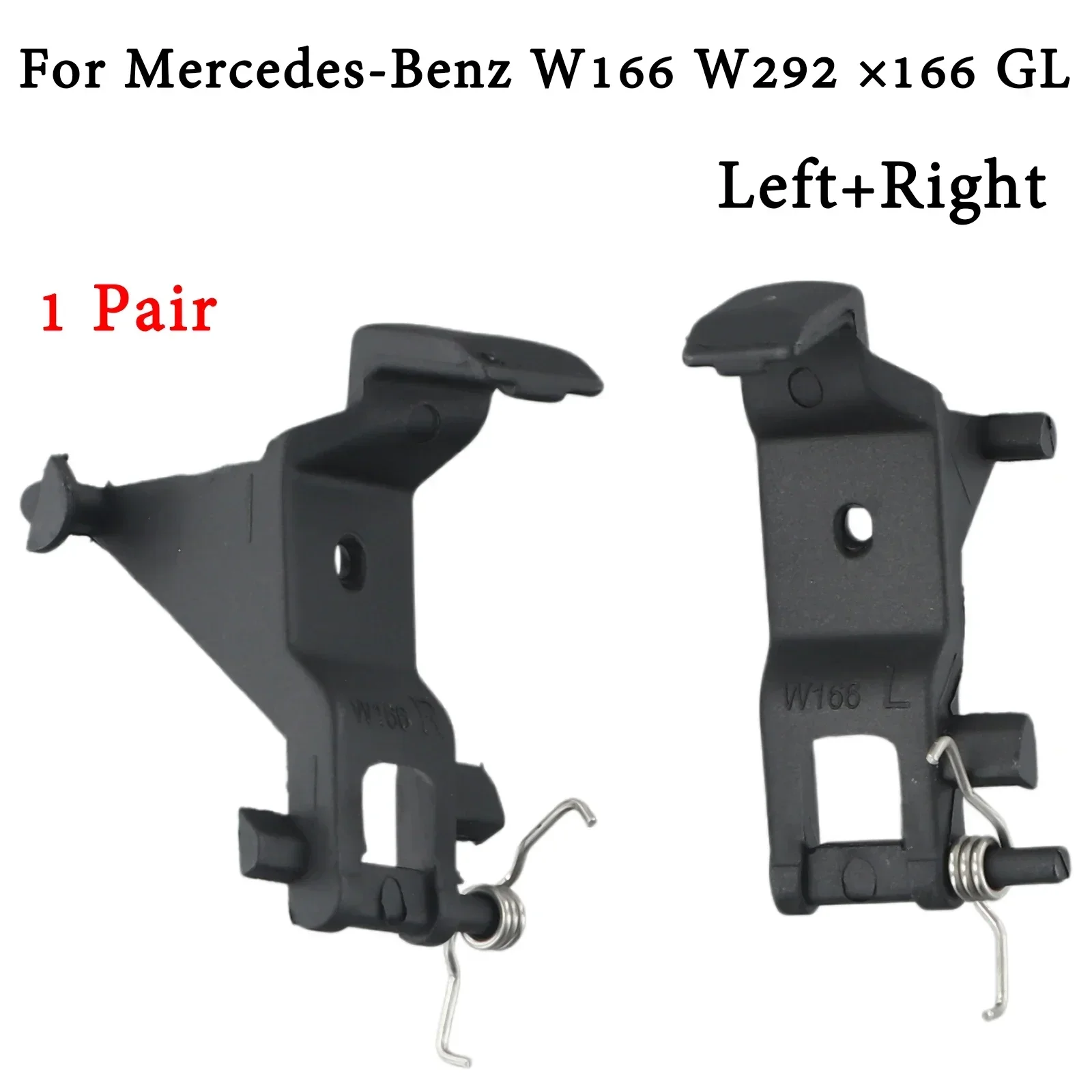 2Pcs Armrest Latch Clip For Mercedes For Benz W166 W292 X166 GL L+R Center Console Glave Box Latch Clamp Plastic Car Accessories