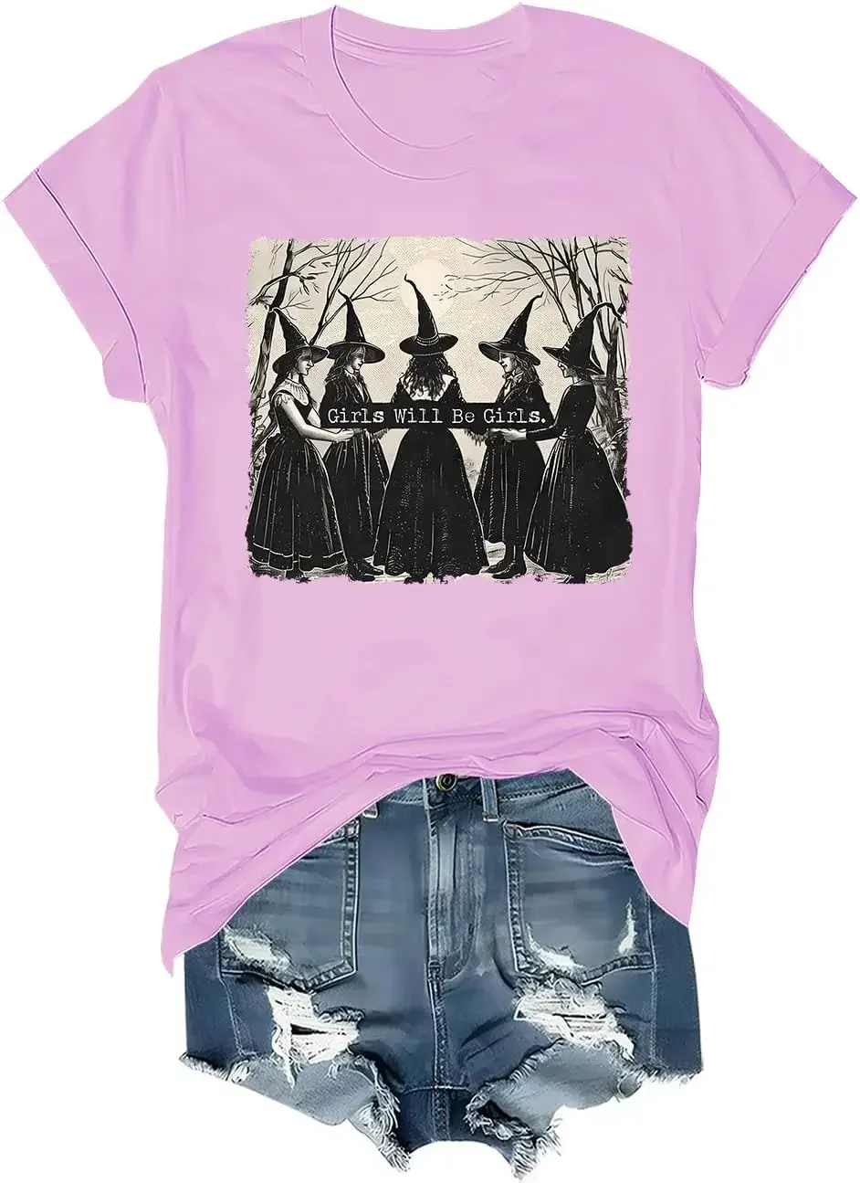 Girls Will Be Girls Witch Shirt, Girls Will Be Girls Shirt, Witch Shirt, Witch Shirts for Women