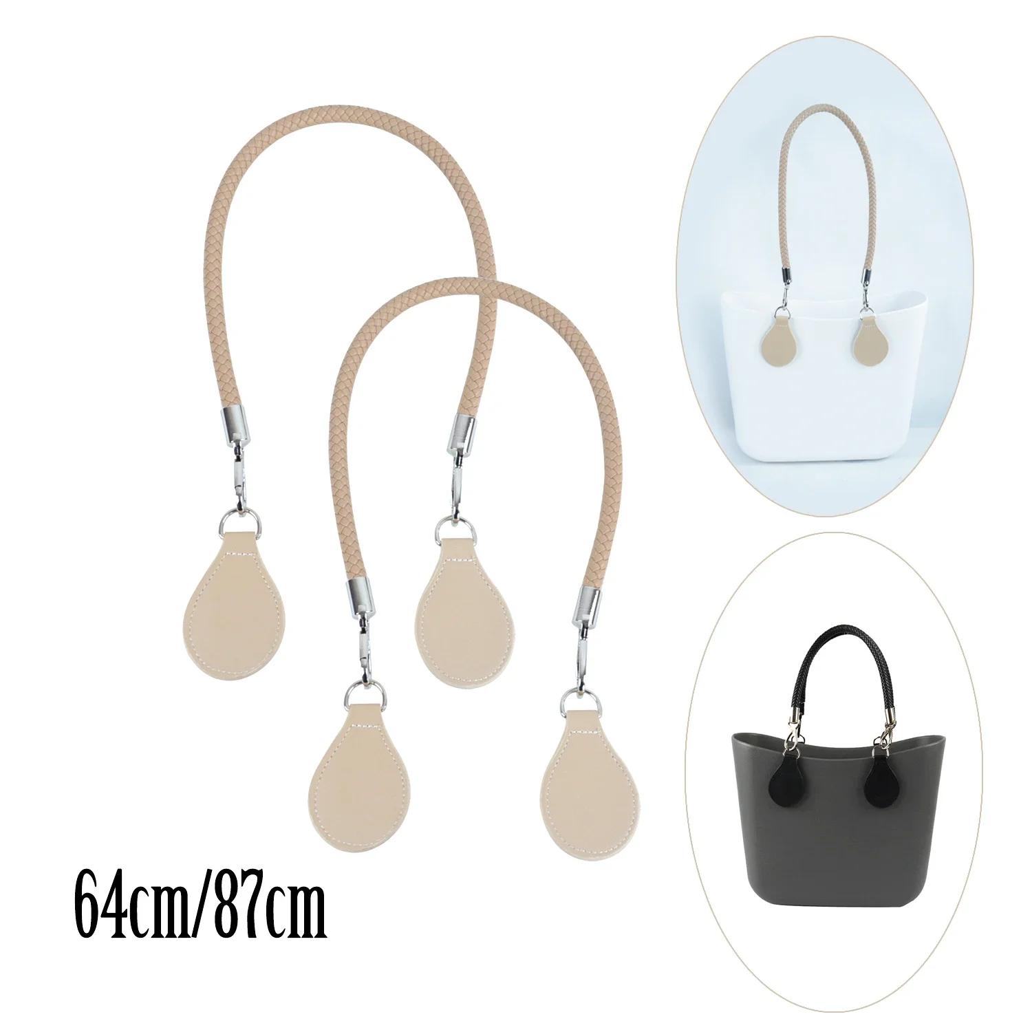 

2023 obag handle 1 Pair Long Short Handles Straps with drops For Obag Belt For Obag EVA o bag Women Bag Shoulder HandBag