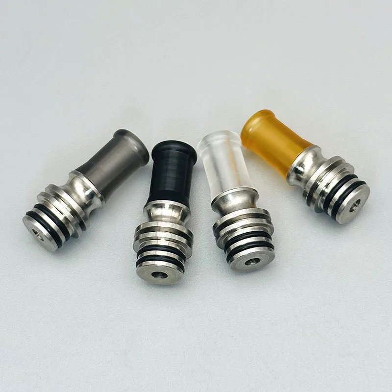 510 mtl ponta de gotejamento resistência ao calor bocal 316ss pc pom pei material para rda rba rdta rta ponta de gotejamento vaporizador tanque atomizador