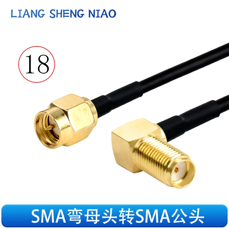 Imagem -06 - Linha rf Adaptador Cabo Sma para Sma Macho e Fêmea Cabeça Sma para Sma Antena Sinal Conexão Cabo de Extensão Rg174