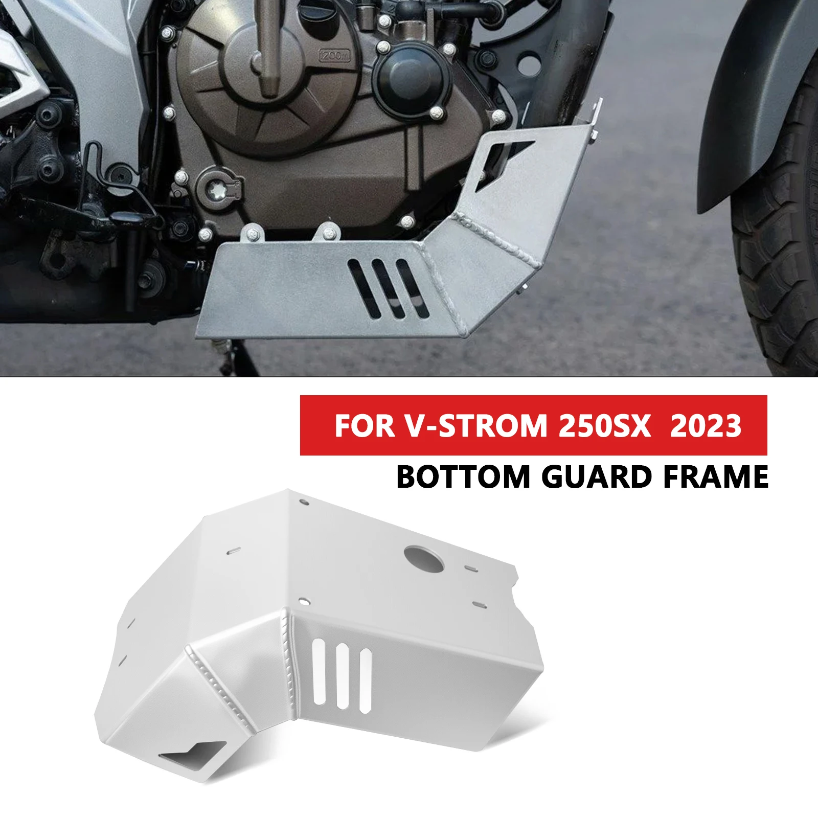 

ДЛЯ V-STROM 250 SX 250 SX 2023-2025 Аксессуары для мотоциклов Защитная крышка шасси двигателя Нижняя нижняя защитная пластина Защита от брызг