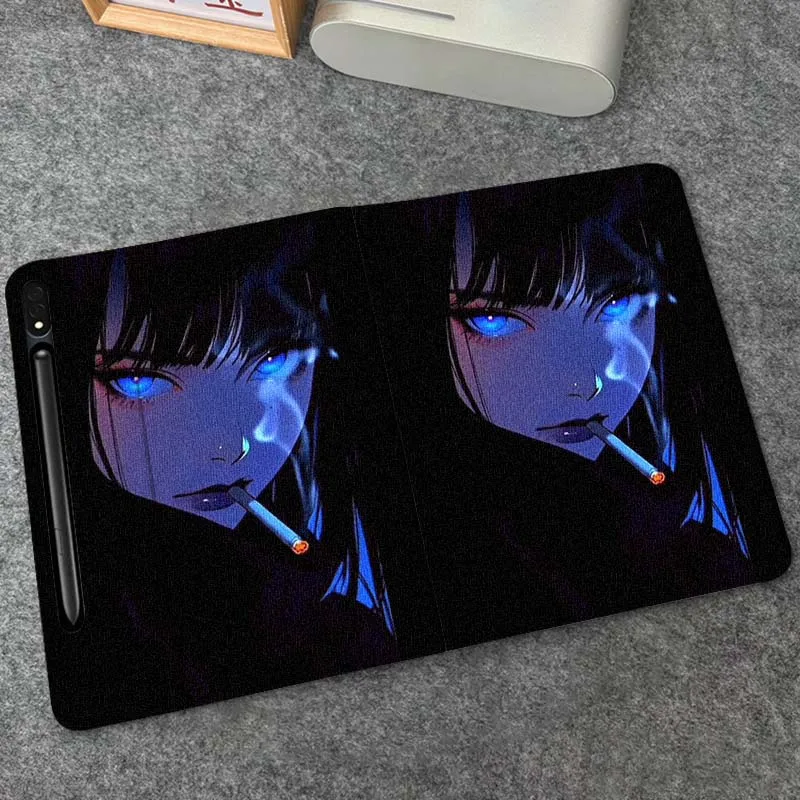 

Tomie Kawakami Art Comic For Samsung Galaxy Tab S9 S10 S6 S7 S8 FE Plus Lite Inch Foldable Cover Tablet Case