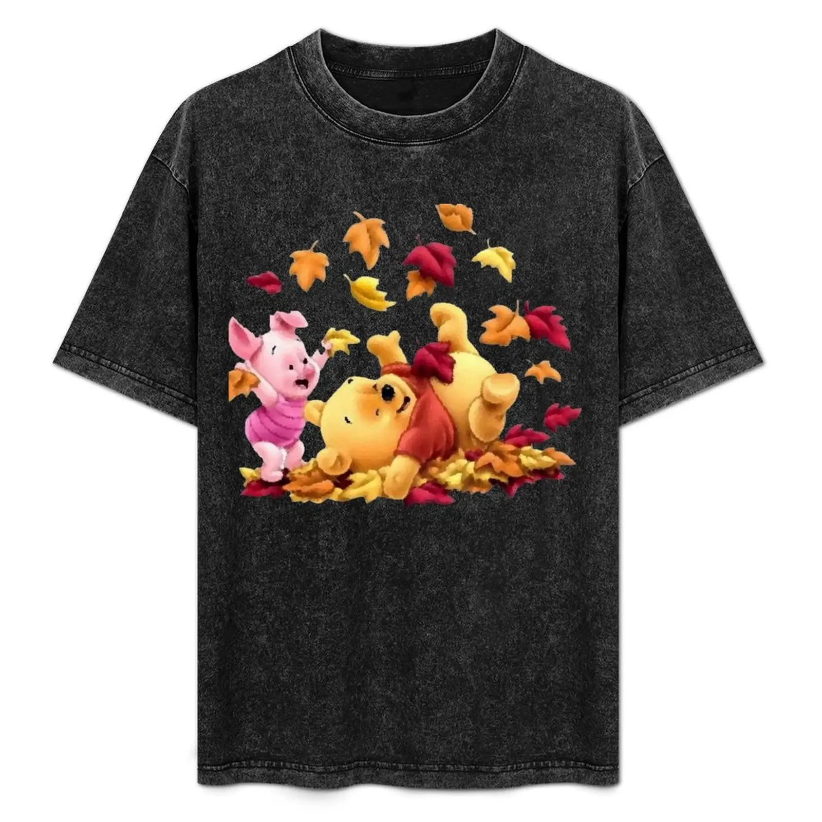

Yellow Bear and Pink Pig T-Shirt luxury t-shirt basketball graphic tees shirts graphic tees Luxury man compression shirt men