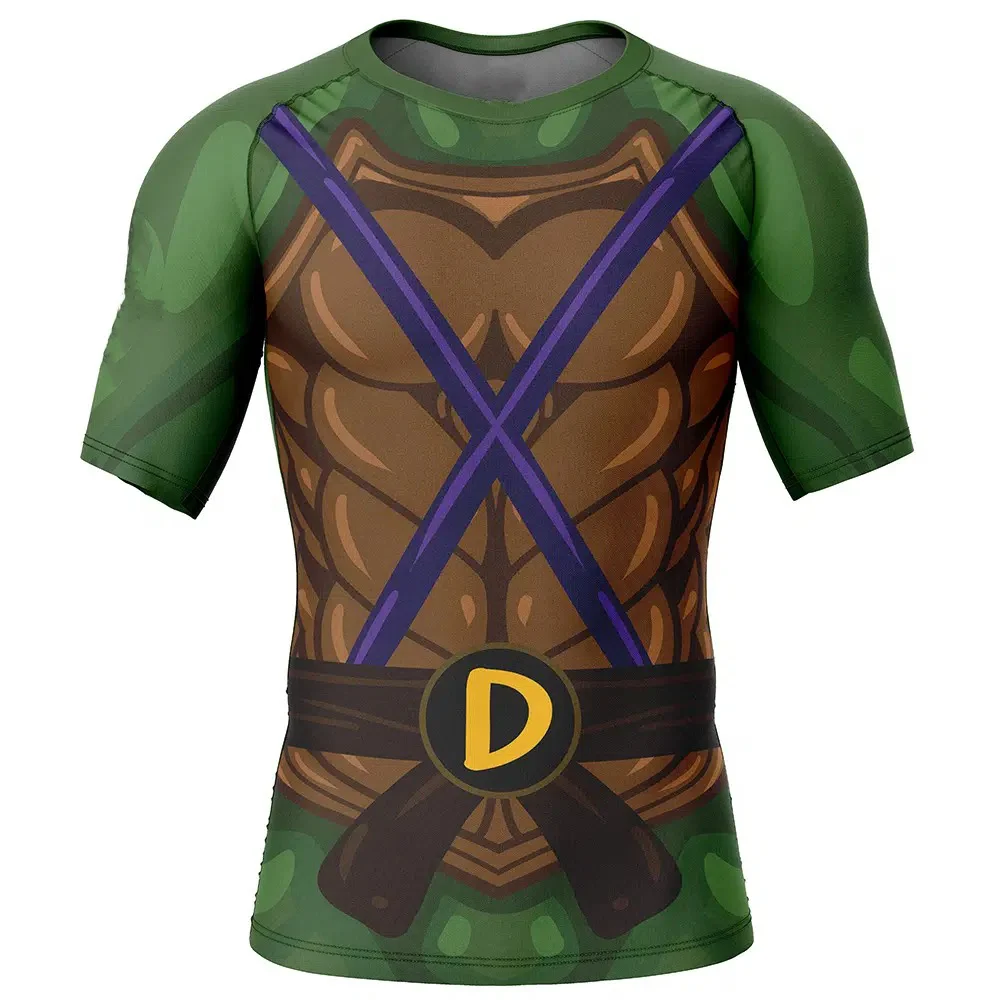 Donatello Teenage Mutant Ninja 3D printed Turtles America Anime Adult Round Neck Short Sleeve Game Animation Women's T-shirts