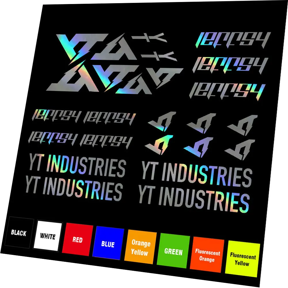 Industries الصناعات جيفسي الفينيل يموت قطع الشارات ملصقات إطار دراجة هوائية عدة استبدال متب BMX