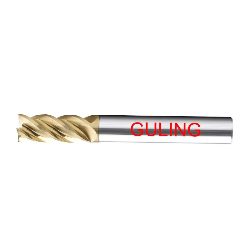 

4 Flute Carbide Tungsten Steel End Mills Milling Cutter 1 2 3 4 5 6 7 10 12 14 16 18 20 mm For Titanium Alloy