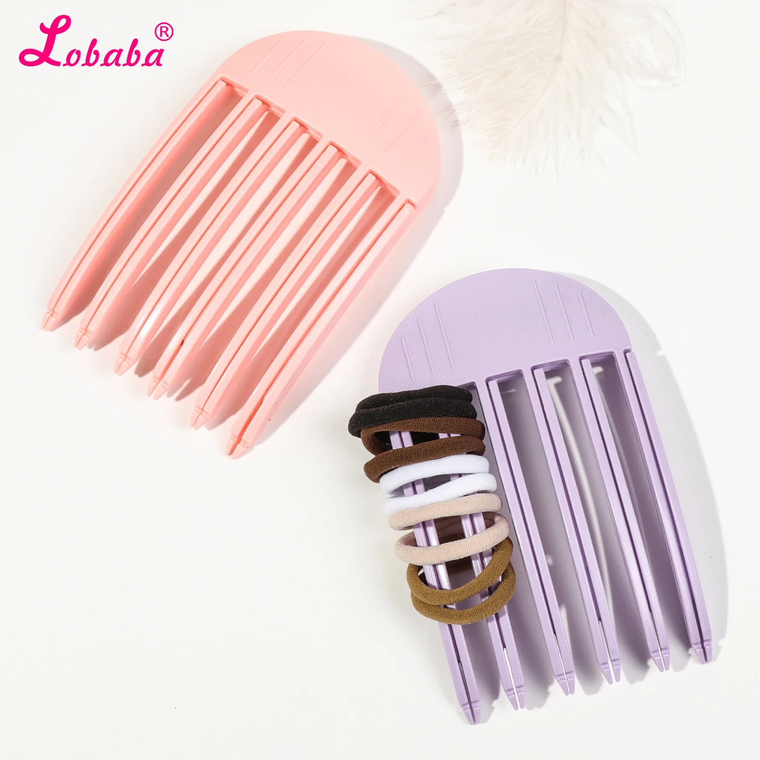 2 uds pinzas voluminizadoras para el cabello y 10 Uds. De lazos para el cabello, accesorios de estilismo para todo tipo de cabello, Clips de levantamiento de raíces sin rastro para mujeres