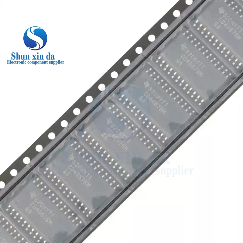 5PCS CD4067BM96 CD4067BM CD4067 SOIC-24 Multiplexer Switch ICs CMOS Sgl 16-Ch Ana Multipl/Demltplxr SOP SMD IC