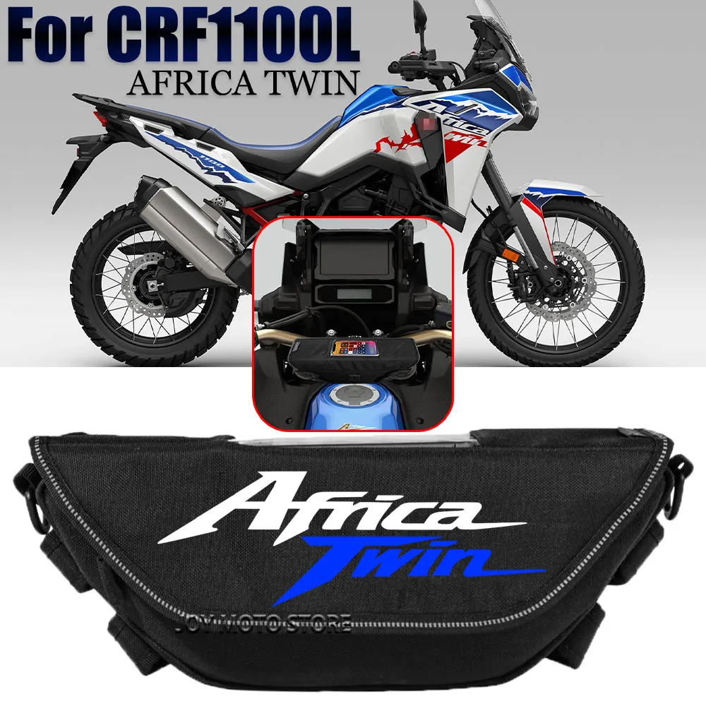 For CRF1100L Africa Twin Motorcycle Accessories Tools Bag Waterproof and Dustproof Convenient Travel Handlebar Bag