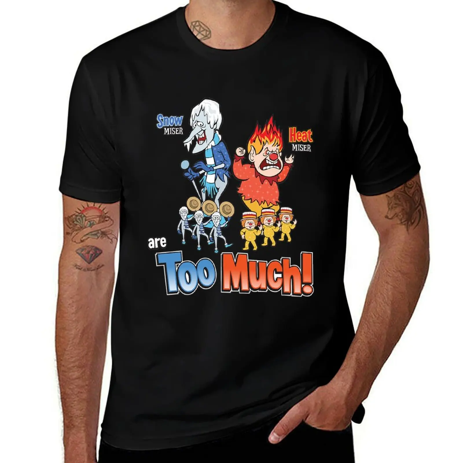 Christmas Miser Brothers - Too Much! T-Shirt Work Utility Short Sleeve Shirt T-Shirt