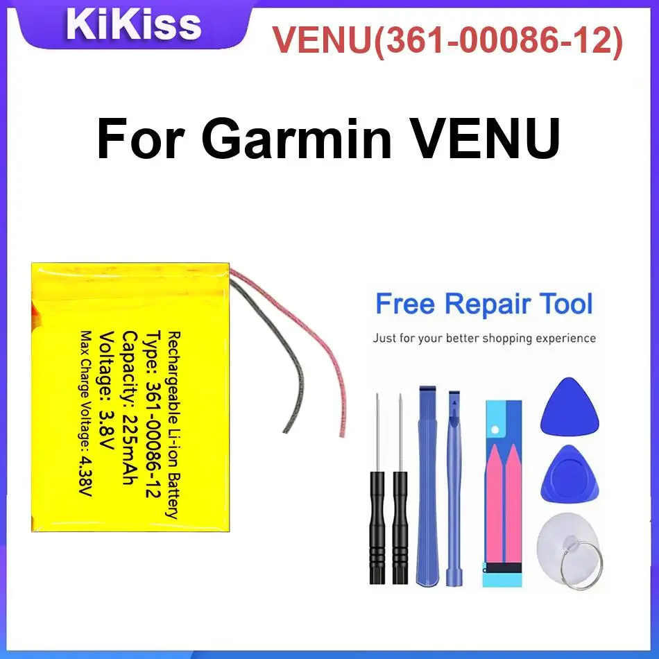 

Аккумулятор для Garmin VENU, VENU (361-00086-12), литий-ионный полимерный, 180 мАч