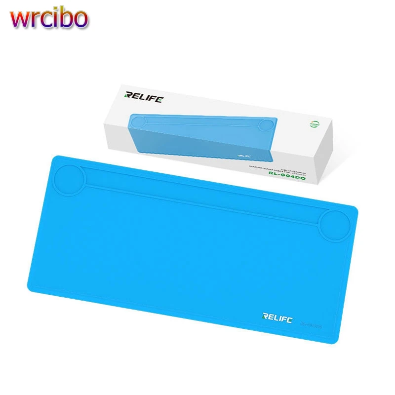 

RELIFE RL-004DQ 820*370 мм 35 дюймов большой размер термостойкий рабочий коврик для ремонта электронного телефона ноутбука паяльная силиконовая накладка