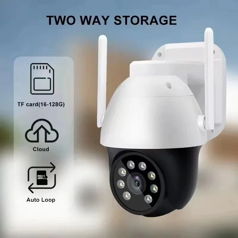 

2MP 1080P Yoosee APP Full Color Wireless PTZ IP Dome Camera AI Humanoid Detection Full Color Security CCTV Baby Monitor