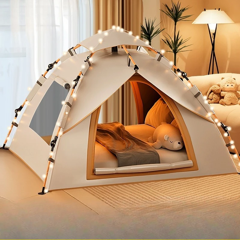 

Indoor tent outdoor camping overnight warm portable automatic camping windproof insulation