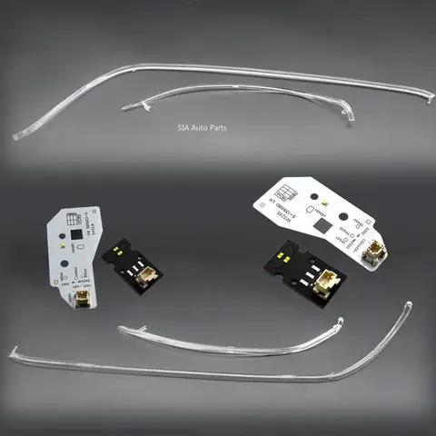 Novo farol drl tubo acrílico para honda accord 9.5 2016 2017 farol luz guia placa luz de circulação diurna barra tubo