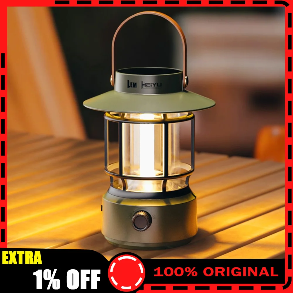 

LEM E01/E01Pro Camping Lamp USB Rechargeable Camping Lighting Portable Rainproof Outdoor Lamp 1500mAh/2000mAh Lantern
