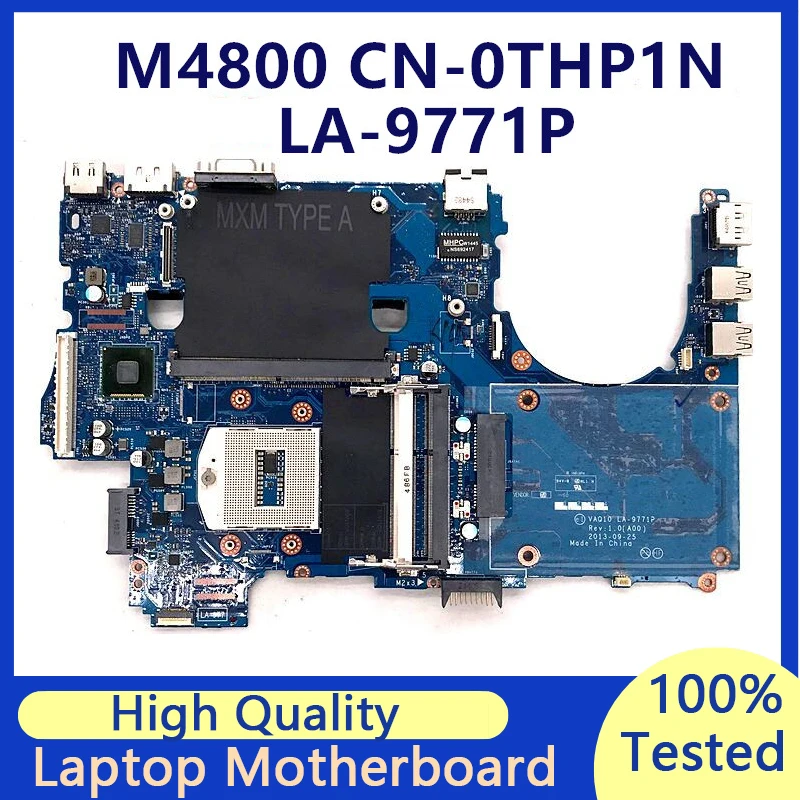 

CN-0THP1N 0THP1N THP1N Mainboard For DELL M4800 Laptop Motherboard DDR3 VAQ10 LA-9771P 100% Full Tested Working Well