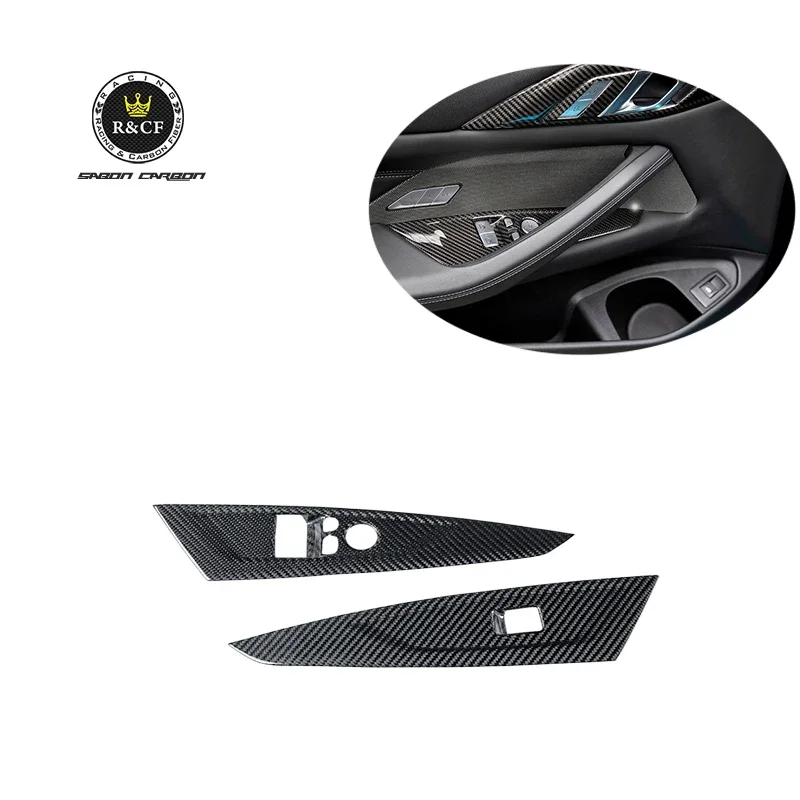 DRY CARBON Door Button Dash Panel Fit For  G82 M4