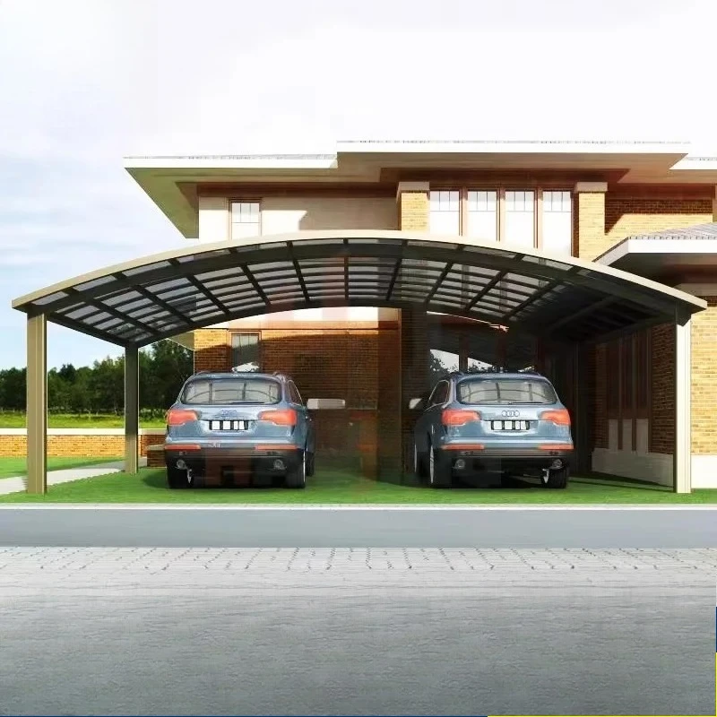 

Индивидуальные алюминиевые навесы для автомобилей, садовые беседки, навесы для 2 машин, уличные металлические навесы 6x6, поликарбонатные сараи, белые гаражи, навесы-тенты