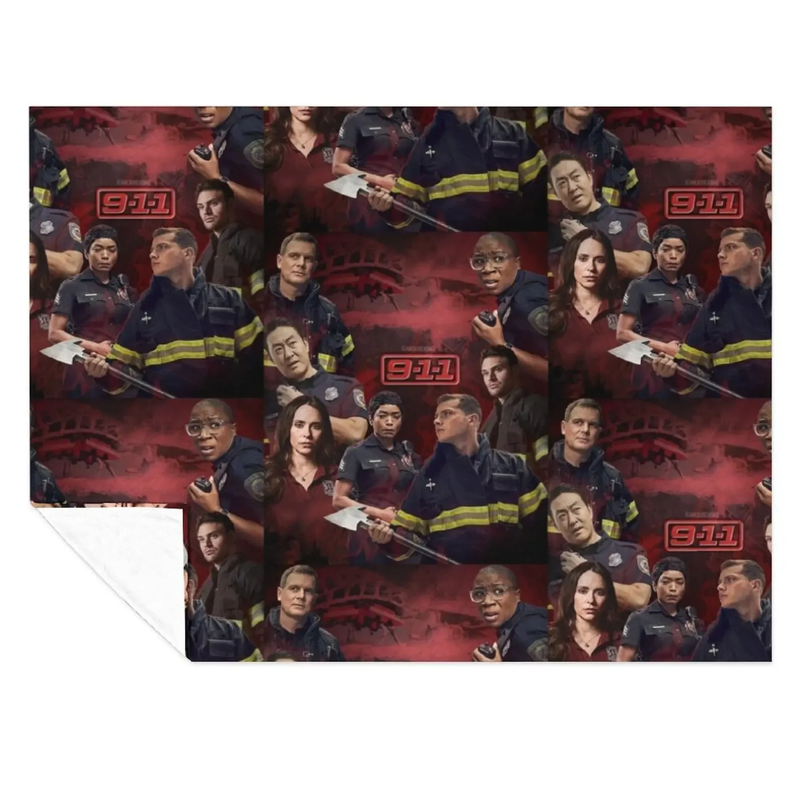 

9-1-1 - Red Glare Throw Blanket Warm Designers cosplay anime Vintage Blankets