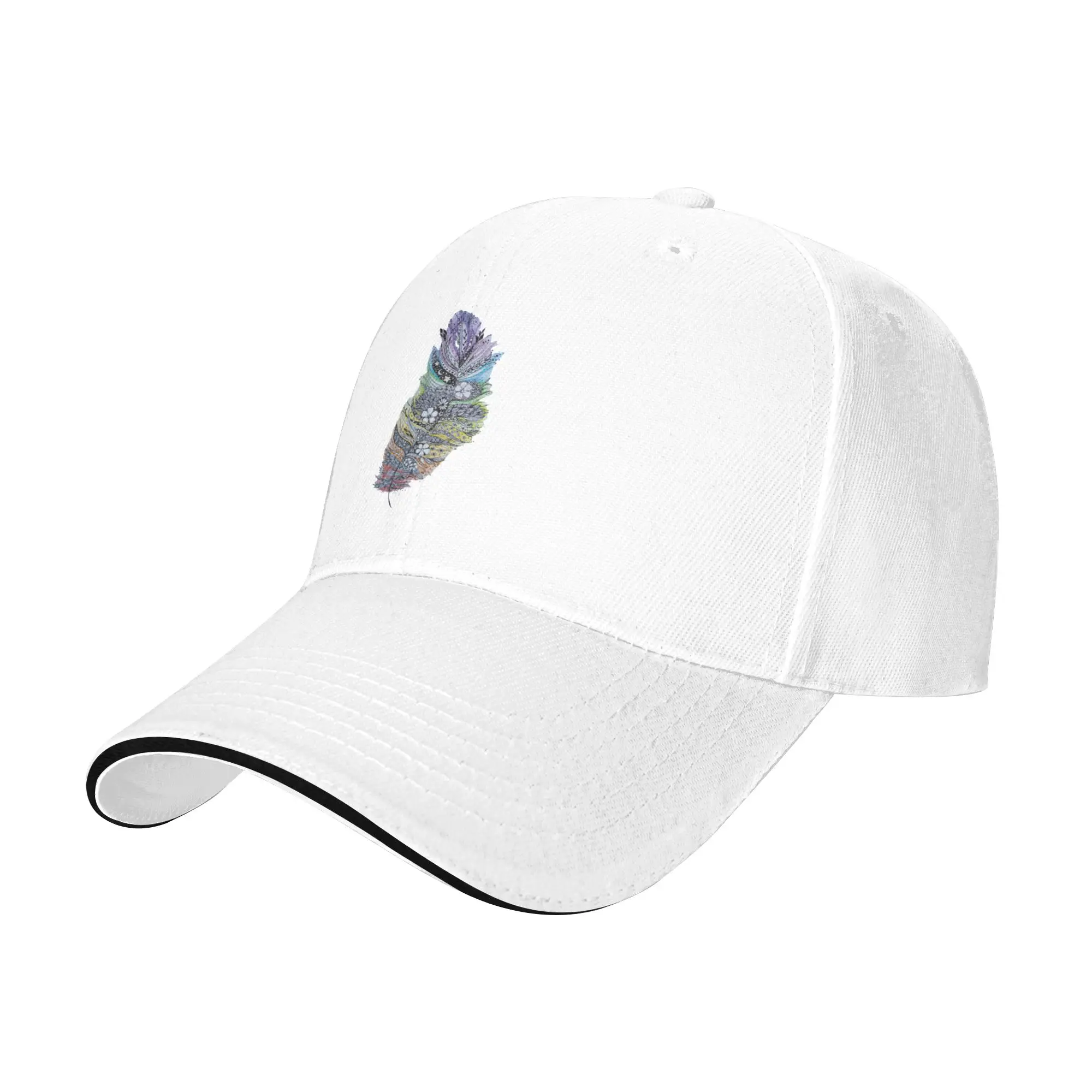 Rainbow Feather Gift For Children Men Women A Baseball Cap Hat