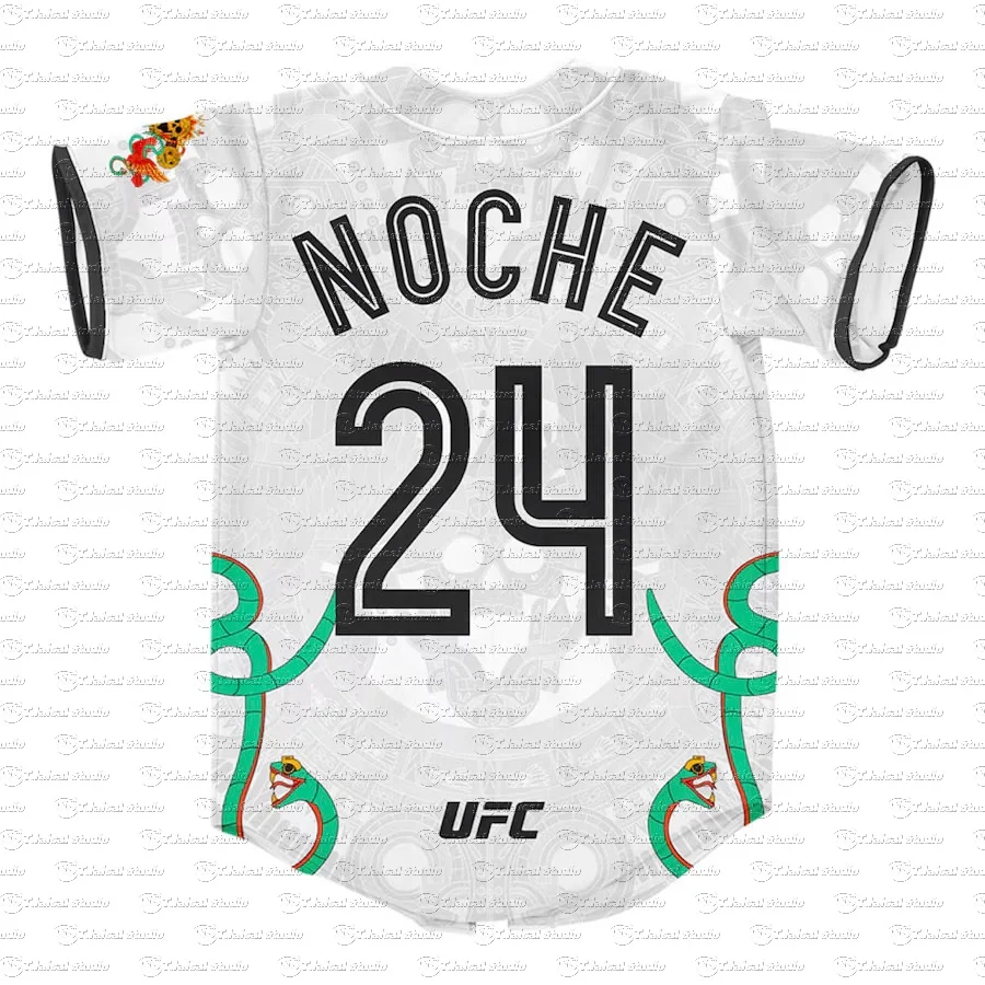 

New 3D Printed Noche UFC round Neck Football Jersey T-shirt Quick-Drying Breathable Summer Sports for Men And Women 2025