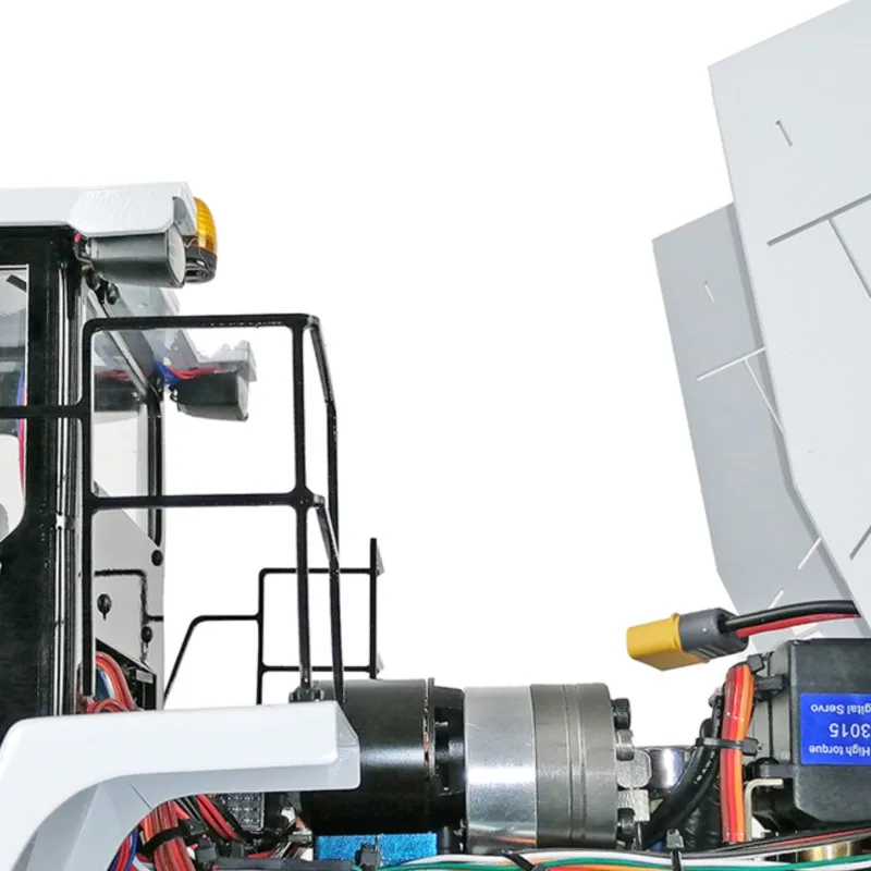 

Metal 1/14 Hydraulic 470 RC Loader Model with ESC Motor Servo Lights Charger Construction Toy for Kids